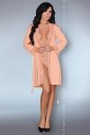 LivCo Corsetti Fashion Natela LC 90381-1 Kore Peach Collection szlafrok