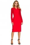 Stylove S136 Sukienka ołówkowa - czerwona
