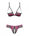 Obsessive Komplet Tulia Cupless Set otwarty
