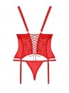 Obsessive Gorset Blossmina + stringi GRATIS!!! Czerwony
