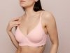 Julimex Biustonosz Simple t-shirt Bra Różowy