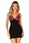 Obsessive Rosenty chemise bielizna nocna komplet koszulka + stringi