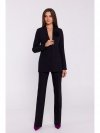 Stylove S370 Marynarka z kwiatkiem - czarna - WYSYŁKA 24H