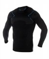 Brubeck Bluza Thermo LS13040A czarno-niebieska