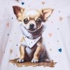 Cornette Piżama damska Chihuahua 628/298 biała