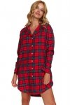 Doctornap Koszula nocna TM 7126 red check