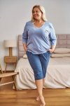 Doctornap Piżama damska PM 7262 sky blue