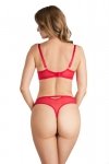Gorsenia Figi stringi Crazy heart 830 czerwone