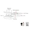 Esotiq-Henderson Koszulka T-line 19407 biała