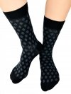 Noviti Skarpety SB 006 M 09 romby czarne
