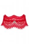 Obsessive Choker Bergamore czerwony
