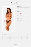 Obsessive Stringi otwarte Donna Dream czarne