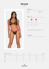 Obsessive Komplet Elisetta set 2-częściowy czarny