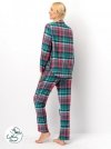 Piżama Key LNS 419 B25 dl/r 2XL-4XL rozpinana damska