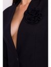 Stylove S370 Marynarka z kwiatkiem - czarna - WYSYŁKA 24H
