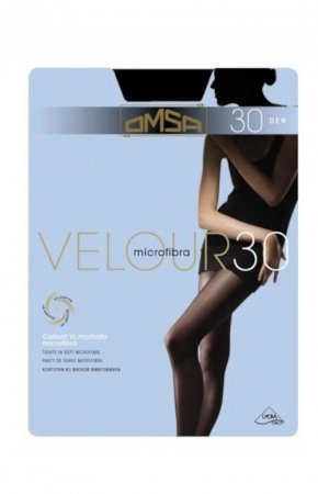 Rajstopy Omsa Velour 30 den 2-4 - WYSYŁKA 24H