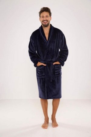  Szlafrok De Lafense 716 Rafael M-2XL męski -WYSYŁKA 24H