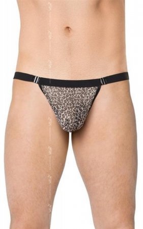 SoftLine Collection Mens Thong 4528 - grey panther OneSize