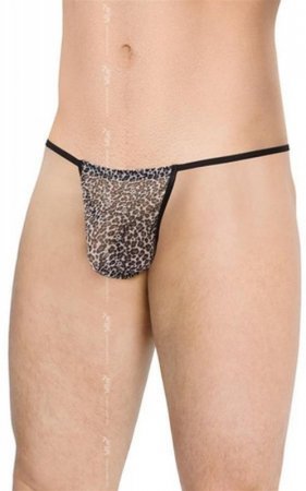 SoftLine Collection Mens Thong 4531 - grey panther OneSize