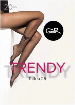 Gatta RAJSTOPY GATTA TATTOO WZ 25 XL