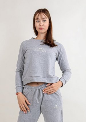 D Karen Bluza Wenezja H1 SZARY BAWEŁNA