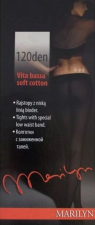 Marilyn RAJSTOPY MARILYN SOFT 120 V B NERO