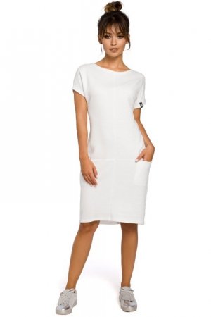 BeWear B050 sukienka ecru