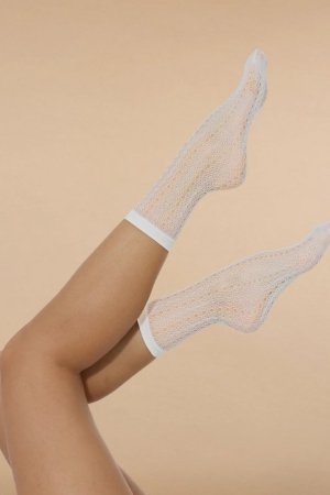 KNITTEX SKARPETKI AŻUROWE PEEK