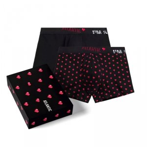 Atlantic Bokserki 028 2-pak czarne