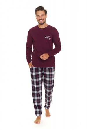 Doctornap Piżama męska PMB 7101 burgund