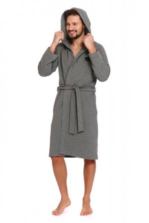 Doctornap Szlafrok SWW 9768 ciemnoszary plus