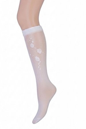 Gatta Podkolanówki dziecięce Alice 38 białe
