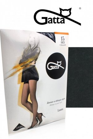 Gatta Rajstopy Laura 15 den lycra maxi czarne