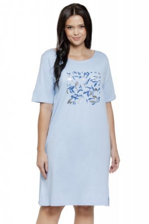 Taro Koszula nocna Valentina 3572 02 niebieska