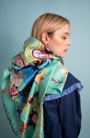 Chusta Art Of Polo 25233 Peacock