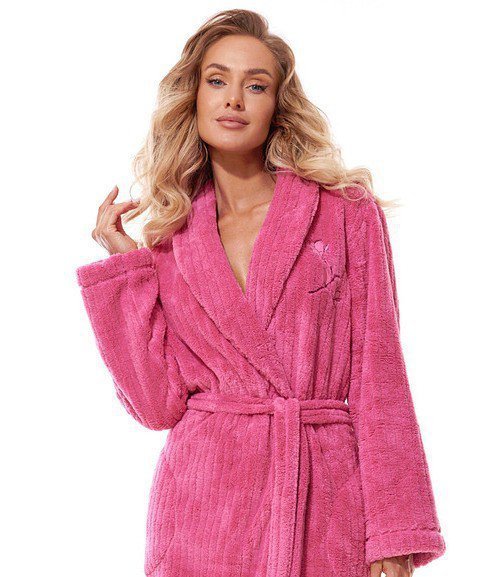 Szlafrok L&amp;L 2323 Monique długi S-2XL damski - WYSYŁKA 24H