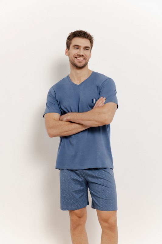 TARO 3398 PIŻAMA MĘSKA HENRY 2XL-3XL