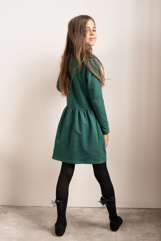 KNITTEX Dziecięce rajstopy z wiskozy z doczytą kokardą DIAMOND BOW DR2525