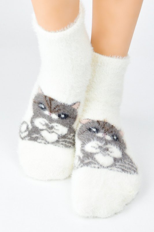 NOVITI SKARPETY PUCHATE KOT SP009