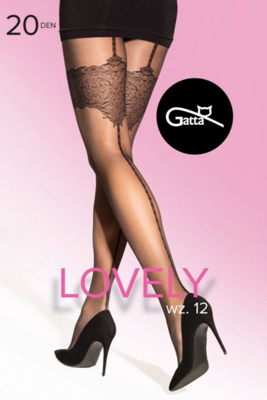 GATTA LOVELY 20 -Rajstopy wzorzyste W.12