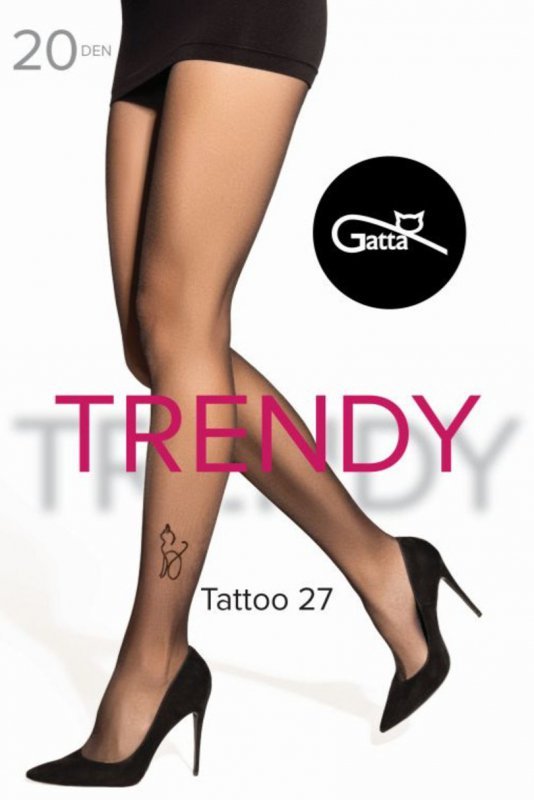 GATTA TATTOO - 27  Lycra mat 20 DEN
