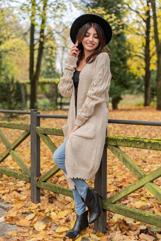 Merribel Delaina Beige sweter