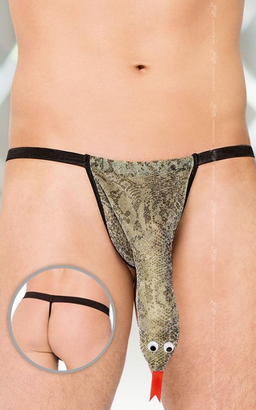 SoftLine Collection Thong 4440 srebrny