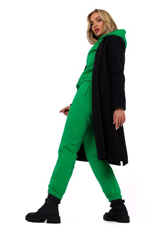 Moe M760 Spodnie dresowe z przeszyciami na nogawkach - soczysta zieleń