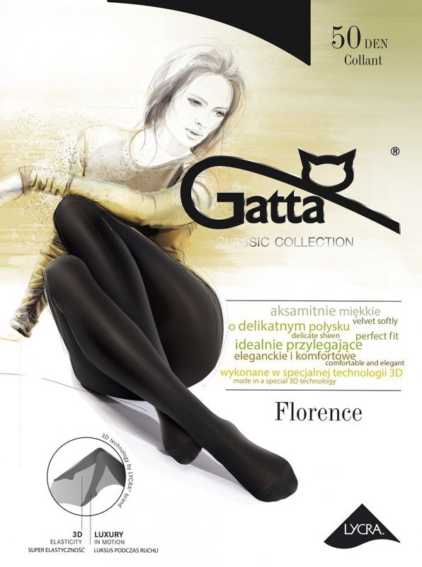 Gatta RAJSTOPY GATTA FLORENCE 50 3D XL