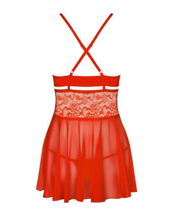 Obsessive 838-BAB-3 babydoll i stringi
