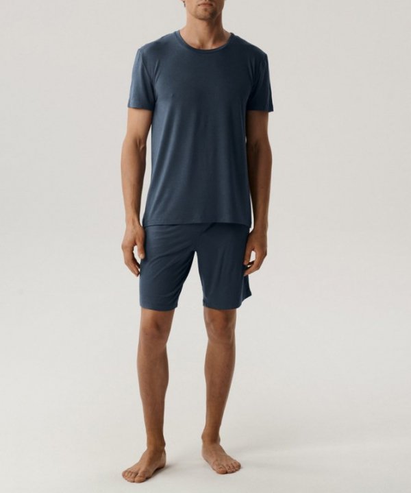 Atlantic PIŻAMA ATLANTIC BNMP-005 WL25 DENIM/MEL
