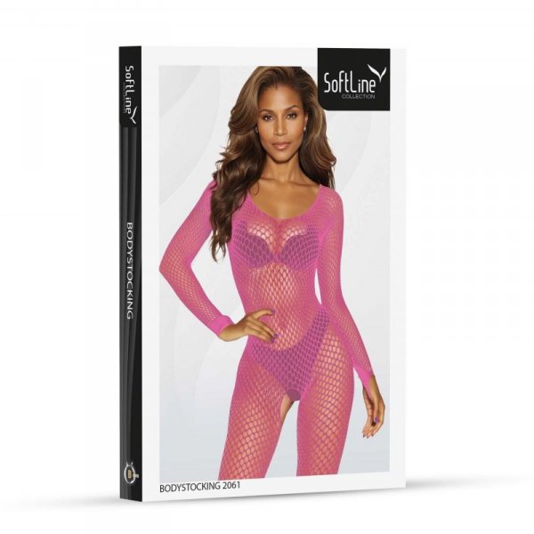 SoftLine Collection Bodystocking 2061 pink