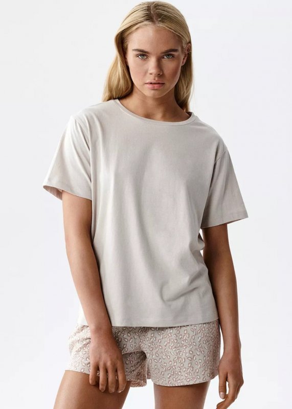 Atlantic PIŻAMA ATLANTIC NLP-507 WL26 BEZJ/ROZ