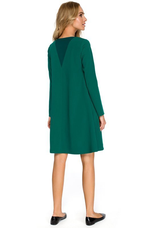 Stylove S137 Sukienka rozkloszowana - zielona